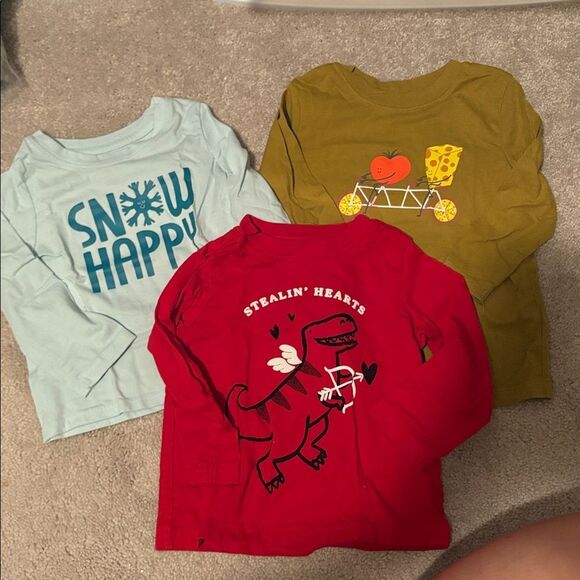 Set of 3 Boys’ Long Sleeve Tops (18 months) - Picture 5 of 5
